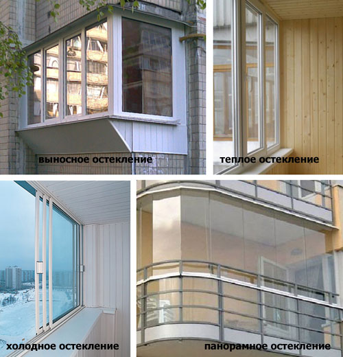 Виды остекления балконов и лоджий Дрезна