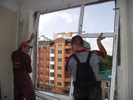 профессиональная установка пластиковых окон в доме Дрезна